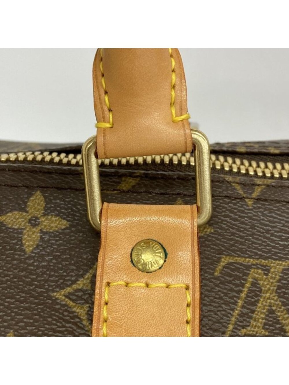 Louis Vuitton Boston Bag Monogram Keepall 50 Brown - Picture 8 of 10